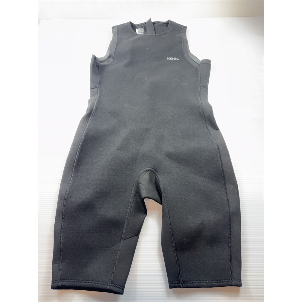 XCEL Axis Black Sleeveless Swim Wetsuit Short John Men's Size 2XL